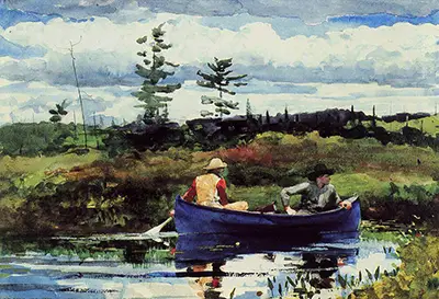 The Blue Boat Winslow Homer